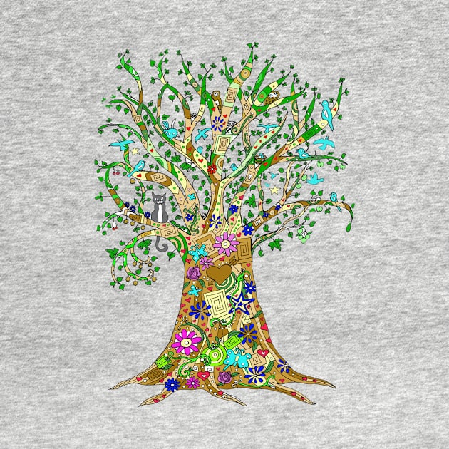 Colourful Friendship Tree by drknice